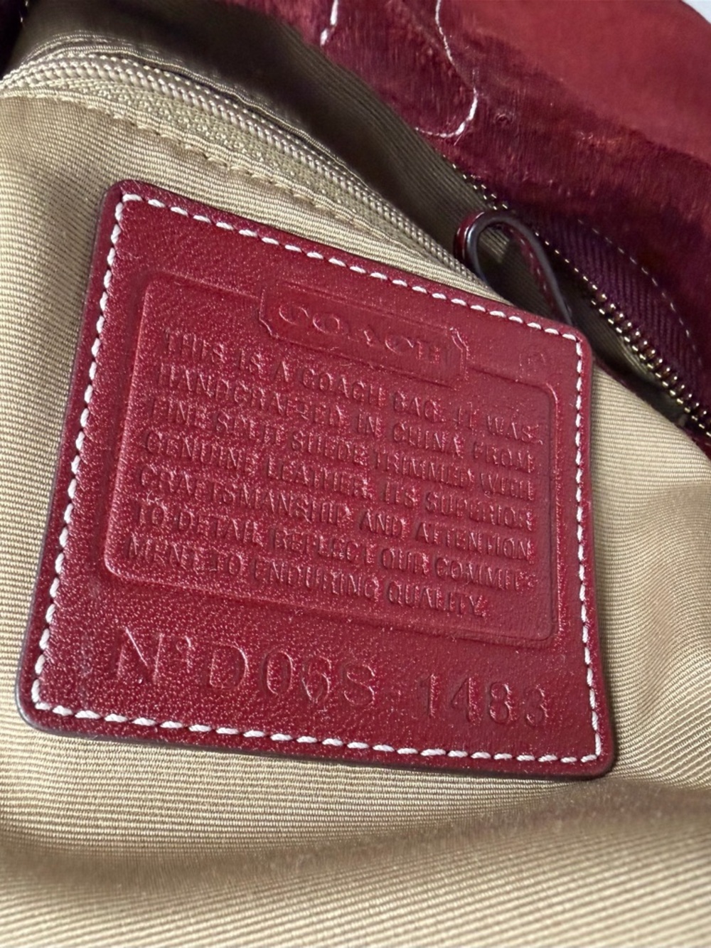 Coach - VINTAGE Suede Soft Duffle Bag - Picture 15 of 15